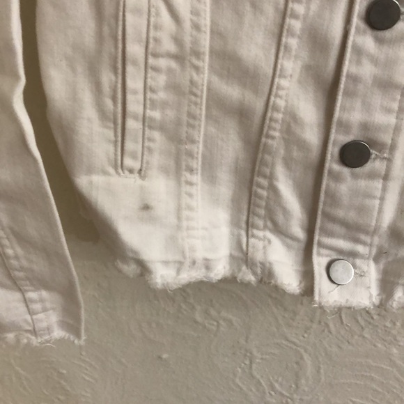 STACY BRADLEY White Denim Jacket - Picture 3 of 6